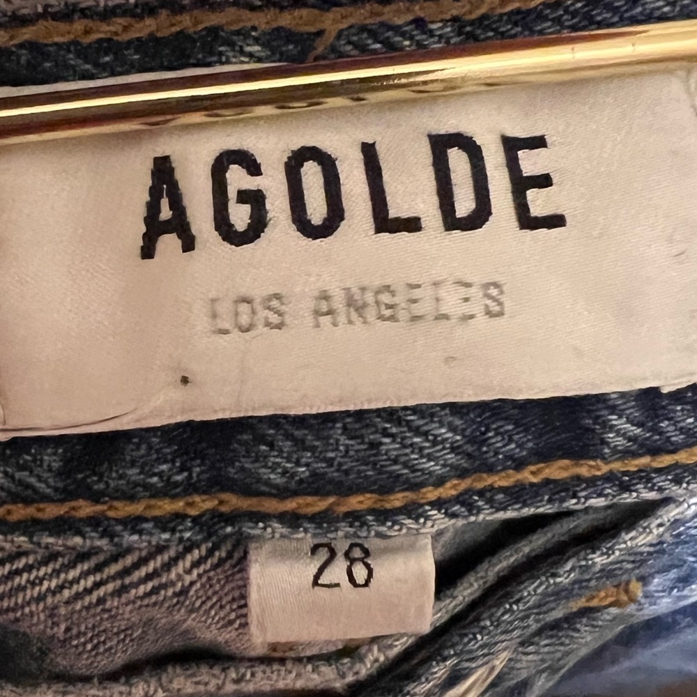 Agolde Jeans Wyman Straight Leg‎ Low Rise Classic 90s Sz 28 - Picture 5 of 9